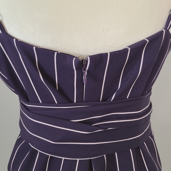 NWT ASOS Wrap Jumpsuit Navy Size 10 - Picture 6 of 14